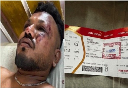 Ahmedabad plane crash : विमान हादसे में एकमात्र बचे यात्री रमेश विश्वास कुमार की ज़ुबानी जानिये क्या हुआ था कल