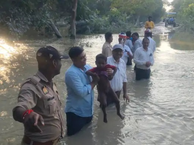गंडक नदी का जलस्तर घटा, महराजगंज के बाढ़ प्रभावित गांवों को मिली राहत