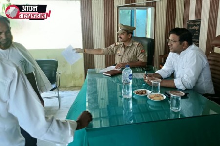 फरेंदा में SDM प्रेम शंकर पांडे की अध्यक्षता में थाना दिवस आयोजित
