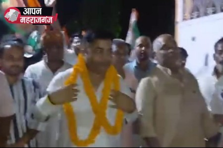 कांग्रेस विधानमंडल दल का नेता बनने के बाद पहली बार जनपद पहुंचे वीरेंद्र चौधरी