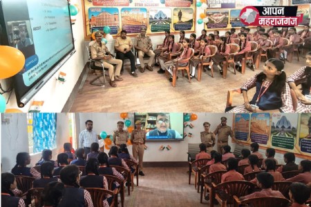 मिशन शक्ति फेज 6.0 के तहत विद्यार्थियों को साइबर अपराधों से बचाव की दी गई जानकारी