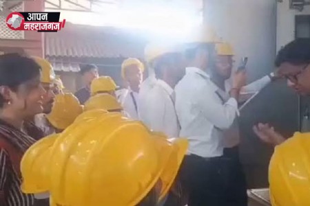 महामाया आईटी पॉलिटेक्निक के 75 छात्रों ने किया रेलवे वर्कशॉप का भ्रमण