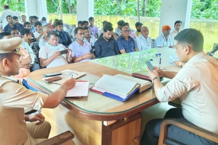 दहशरा महोत्सव को लेकर पीस कमेटी की बैठक, सुरक्षा और शांति बनाए रखने के दिए निर्देश