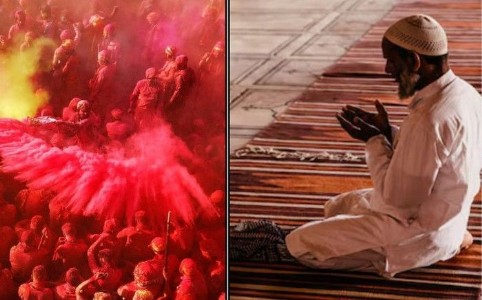 Maharajganj News : इस बार रंग और रूहानी इबादत का है संगम… होली-रमजान साथ आते ही बाजार हुआ गुलजार!