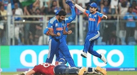 T20 World Cup Final : 253 रन का पहाड़… फिर भी कांपी जीत! भारत ने इंग्लैंड को 7 रन से हराकर फाइनल में बनाई जगह