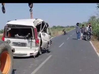 Mahaajganj News : सुबह की यात्रा बनी मौत का सफर, एक झपकी और चली गयी जान