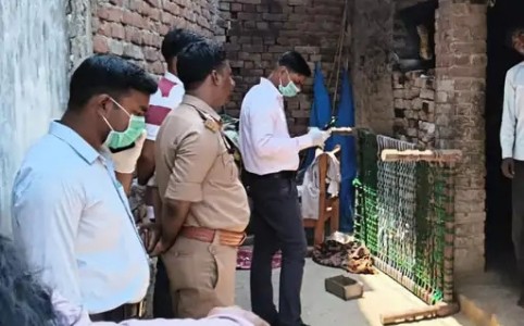 Maharajganj News : ससुराल के बरामदे में लटका मिला दामाद, लेकिन पैरों का जमीन से सटा होना बना पहेली