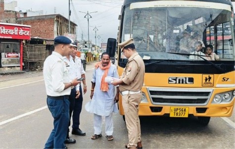 Maharajganj News : स्कूल बस में बच्चों को भेजने से पहले पढ़ लें यह खबर! महराजगंज पुलिस ने की बड़ी जांच