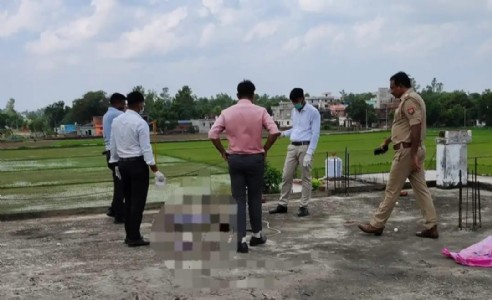 Maharajganj News : कॉलेज की छत पर खून, पास में तमंचा... मौत का सच क्या है?
