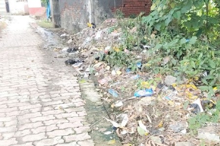 Maharajganj News: महराजगंज के विशनपुर गबडुआ में सफाई व्यवस्था बदहाल, जगह-जगह कूड़ा और नालियों में गंदा पानी