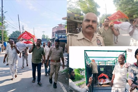 Maharajganj News: सिसवा बाजार में बेसहारा ज्योति ने दुनिया को कहा अलविदा, भतीजे ने निभाई अंतिम जिम्मेदारी
